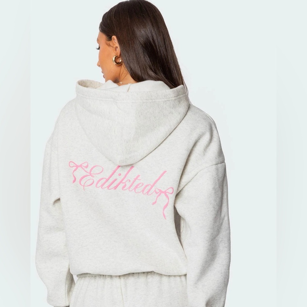 EDIKTED bow hoodie